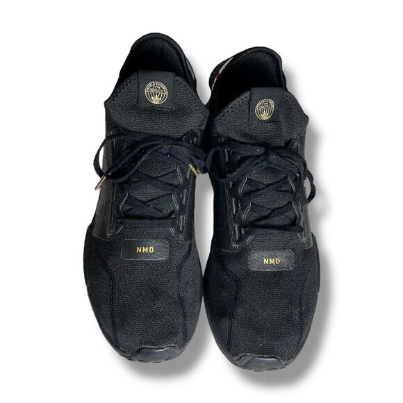 Adidas Originals NMD_R1 V2 Core Black / Gold Running Shoes Men’s Size 12, HP3251 - Picture 3 of 11